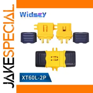 High-Current XT60L 2-Pin Power Connector Set