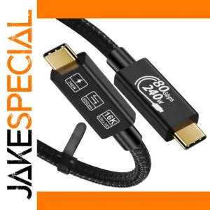 Thunderbolt 5 Cable 80Gbps 240W 1.5m