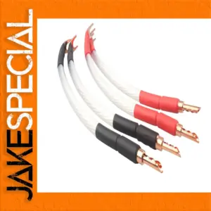 Premium 4PCS 20cm Speaker Jumper Cables Set