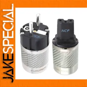 Nano Crystal² Audio Power Connector with Rhodium Plated Copper