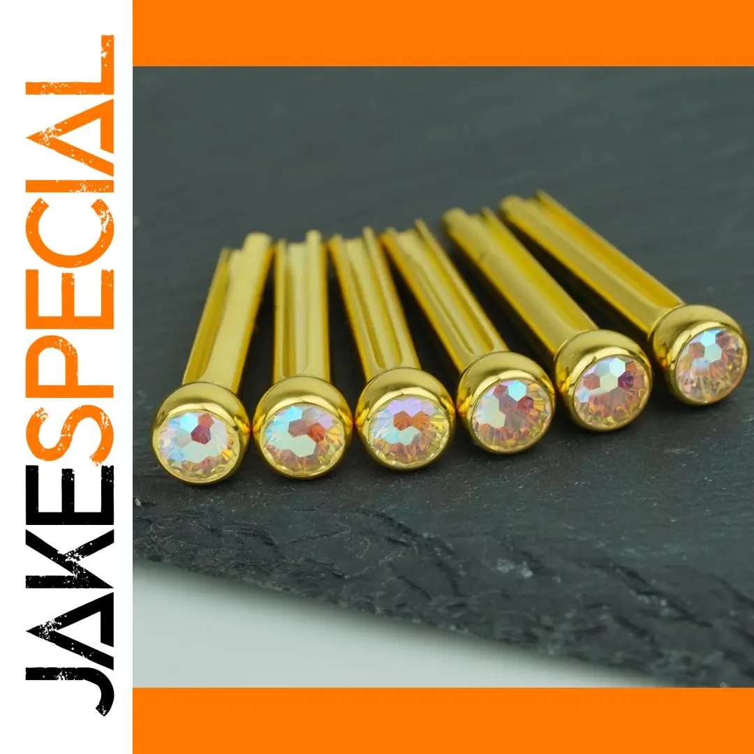 Copper Acoustic Guitar Bridge Pins Set 1 Copper Acoustic Guitar Bridge Pins Set