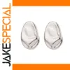 Stainless Steel Irregular Oval Earrings for Women