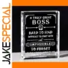 Elegant Boss Appreciation Desk Ornament in Acrylic