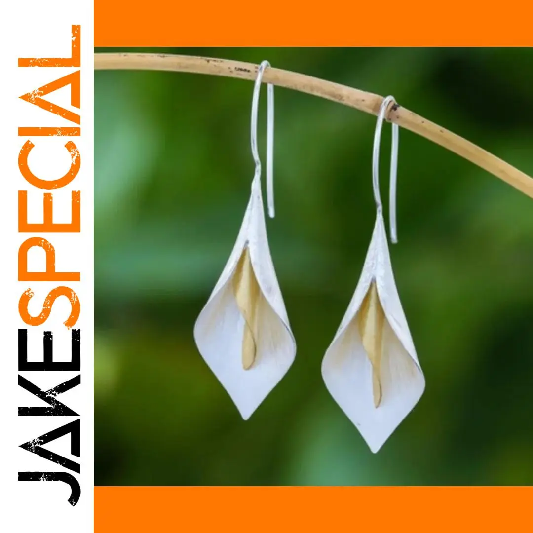 Vintage Gold Flower Earrings for Women 1 Vintage Gold Flower Earrings for Women