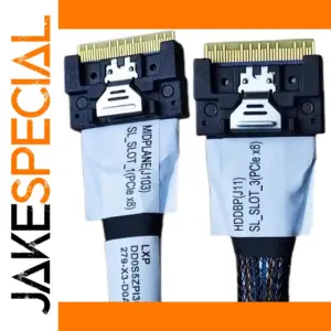 Slim SAS4.0 SFF-8654 8I Data Cable 23cm