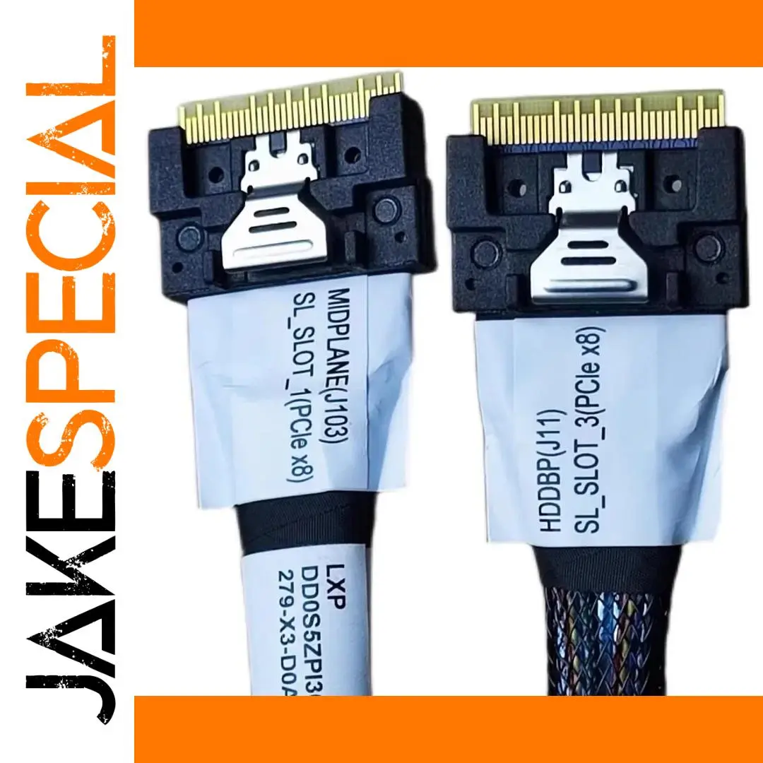 Slim SAS4.0 SFF-8654 8I Data Cable 23cm 1 Slim SAS4.0 SFF-8654 8I Data Cable 23cm