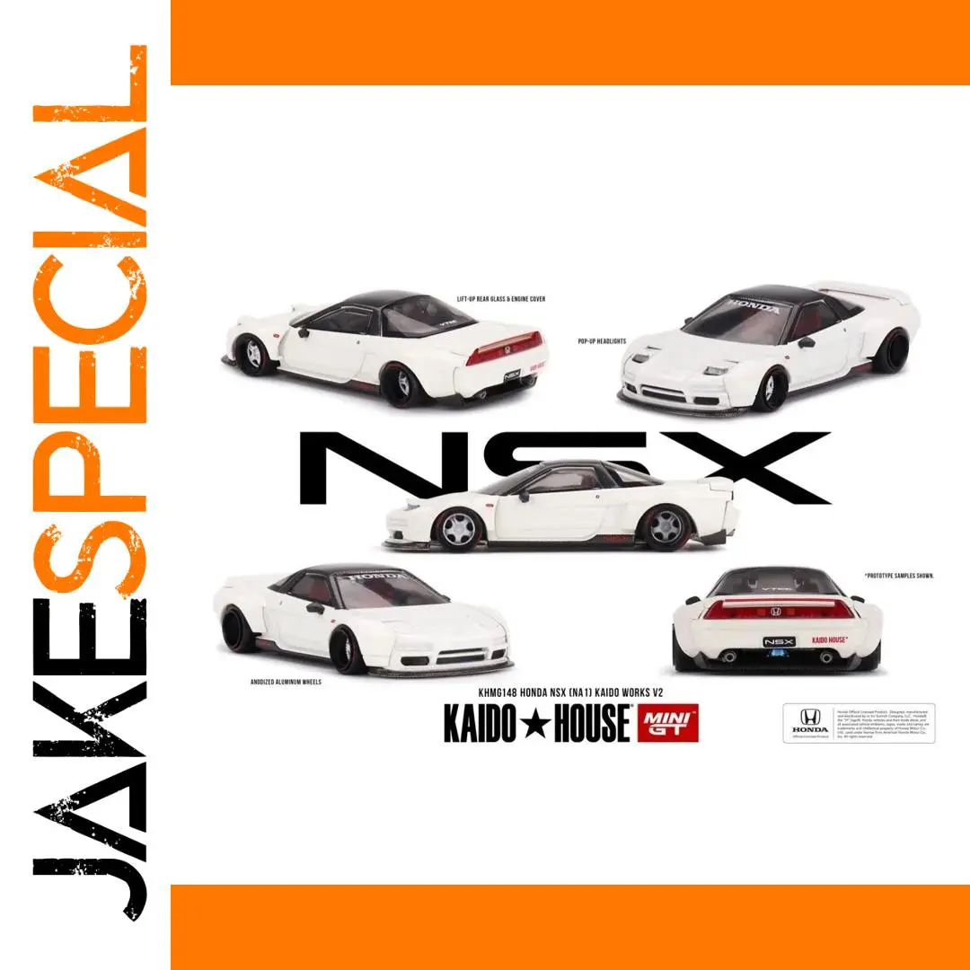 White Honda NSX NA1 Diecast Model 1:64 Scale 1 White Honda NSX NA1 Diecast Model 1:64 Scale