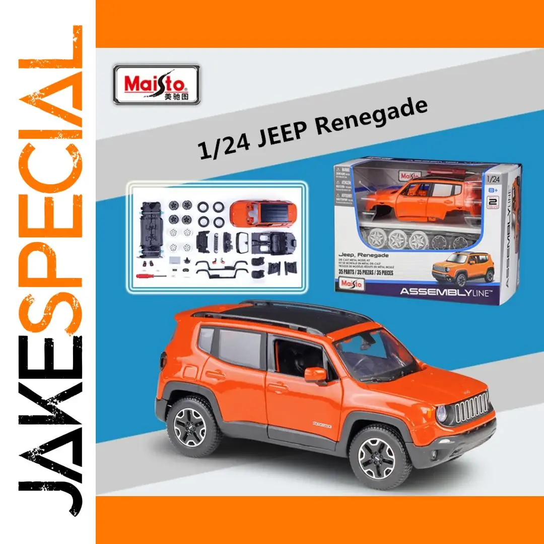 Maisto Jeep Renegade SUV Model 1:24 Scale 1 Maisto Jeep Renegade SUV Model 1:24 Scale