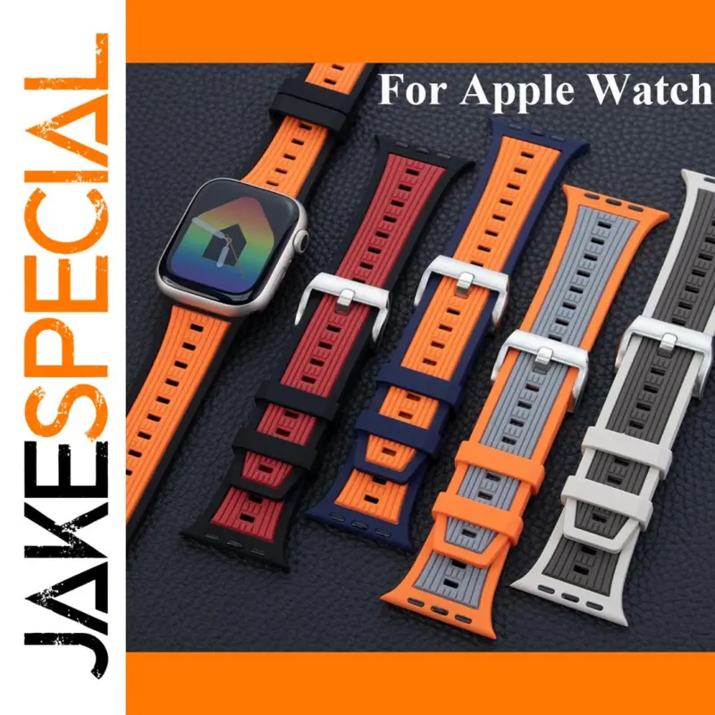Vibrant Silicone Watch Band for Apple Watch: Elevate Your Style and Functionality 1 76799866fe2945d68f645415 product image