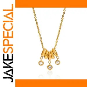 Stainless Steel Rhinestone Necklace for Women