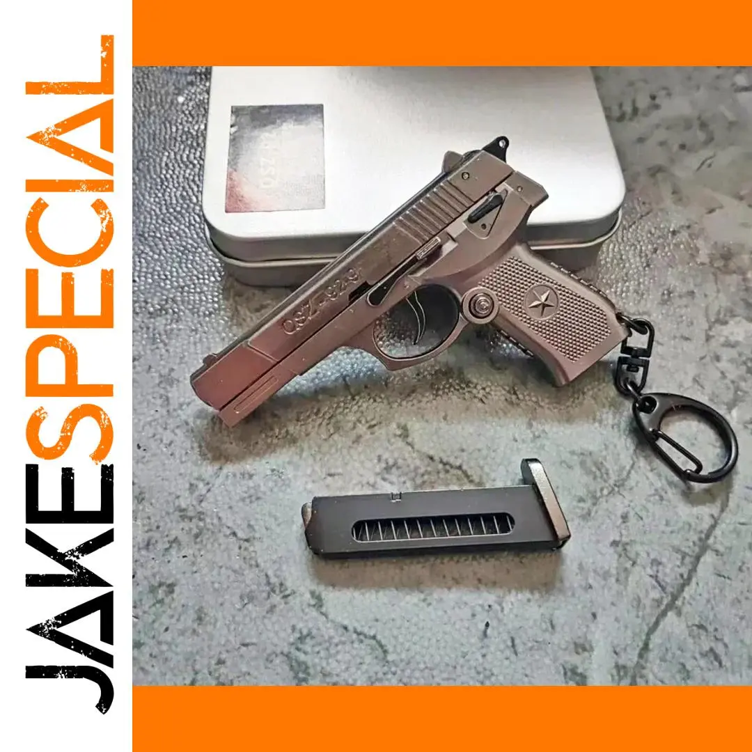 Miniature QSZ92 Keychain Replica in Black or Brown 1 Miniature QSZ92 Keychain Replica in Black or Brown