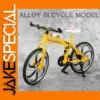 Off-Road Alloy Bicycle Model in Bright Yellow