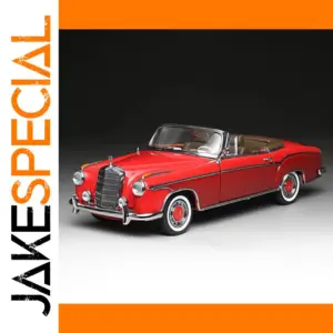 Vibrant Red 1960 220 SE Sunstar Diecast Model