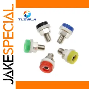 Color-Coded Banana Socket Binding Posts Set