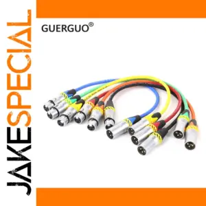 Colorful XLR to XLR Microphone Cable 0.3-15m