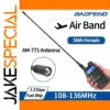 Black SMA-Female Air Band Antenna for Radios