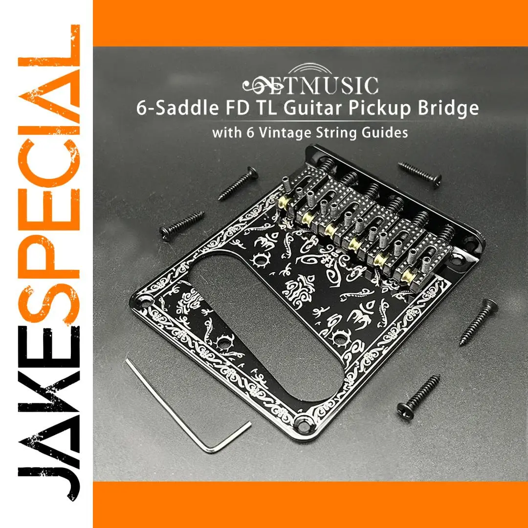 Black TL Style Guitar Bridge Roller Saddle MU1720 1 Black TL Style Guitar Bridge Roller Saddle MU1720