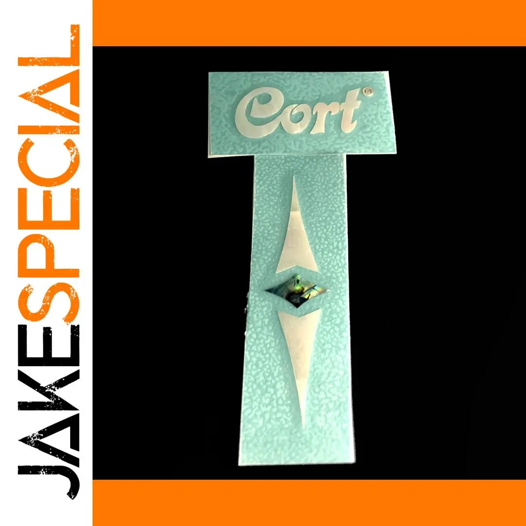 Holographic Guitar Logo Decal for Customization 1 Holographic Guitar Logo Decal for Customization