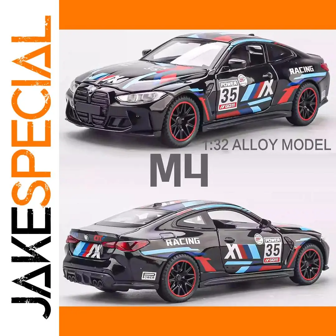 1:32 Scale M4 Diecast Toy Car with Lights 1 1:32 Scale M4 Diecast Toy Car with Lights