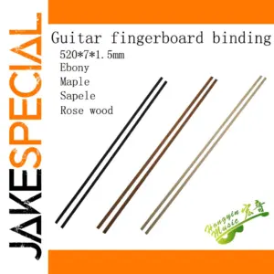 Elegant 20-Piece Guitar Binding Strips Set