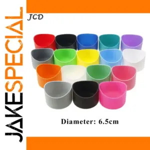 Colorful Silicone Cup Bottom Cover Set for Water Bottles
