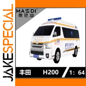 1/64 Scale Diecast Ambulance Model for Collectors