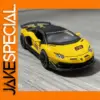 Vibrant Yellow Lamborghini Aventador SVJ Model