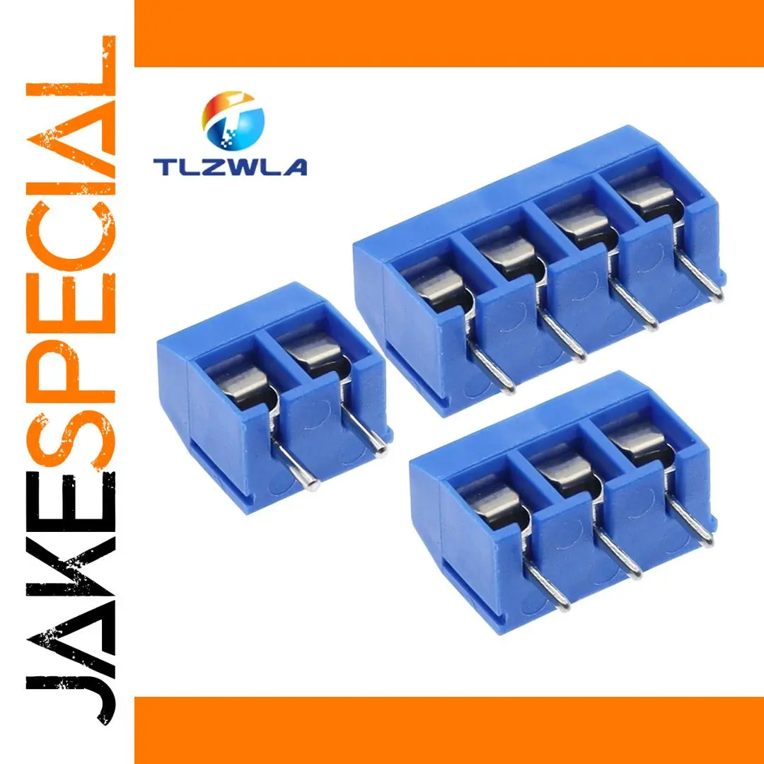 Blue KF301 Terminal Blocks - 2/3/4-Pin Options 1 Blue KF301 Terminal Blocks - 2/3/4-Pin Options