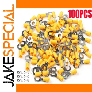 Insulated Copper Ring Terminal Connectors Set