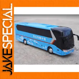 Modern City Bus Model 1:38 Scale Blue Collectible