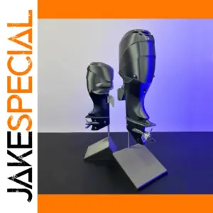 Static Outboard Motor Shell Display in Two Sizes