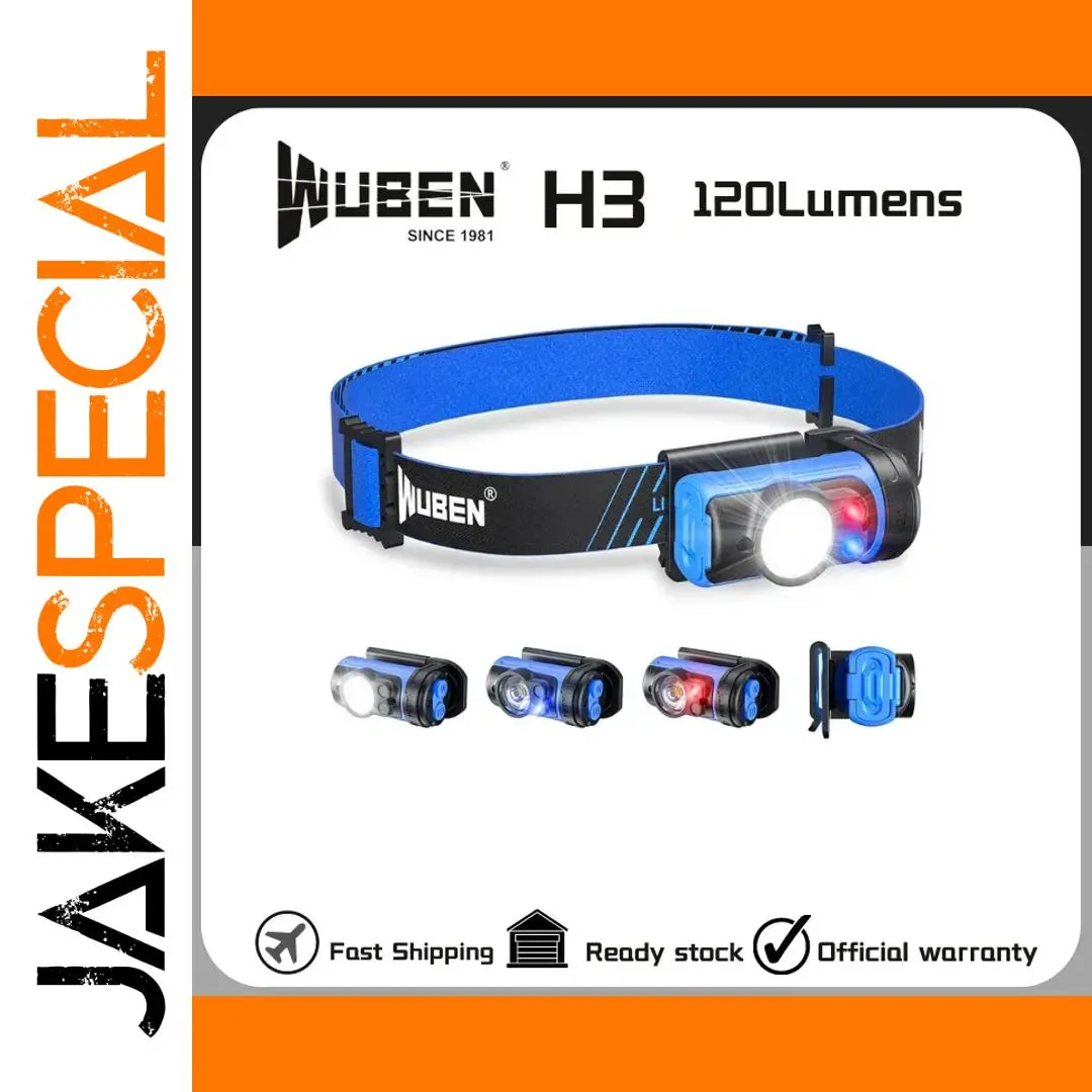 H3 Headlamp with 120 Lumens and 105-Hour Runtime 1 H3 Headlamp with 120 Lumens and 105-Hour Runtime