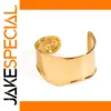 Stainless Steel Gold Cuff Bracelet for Women