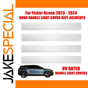 Fisker Ocean 2023-2024 White Door Handle Light Covers