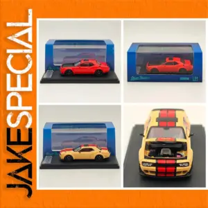Diecast 1:64 SRT Hellcat Model in Red or Yellow