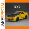 Vibrant Yellow RX7 Miniature Sports Car Model