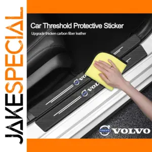 Carbon Fiber Leather Stickers for Car Sills & Trunk