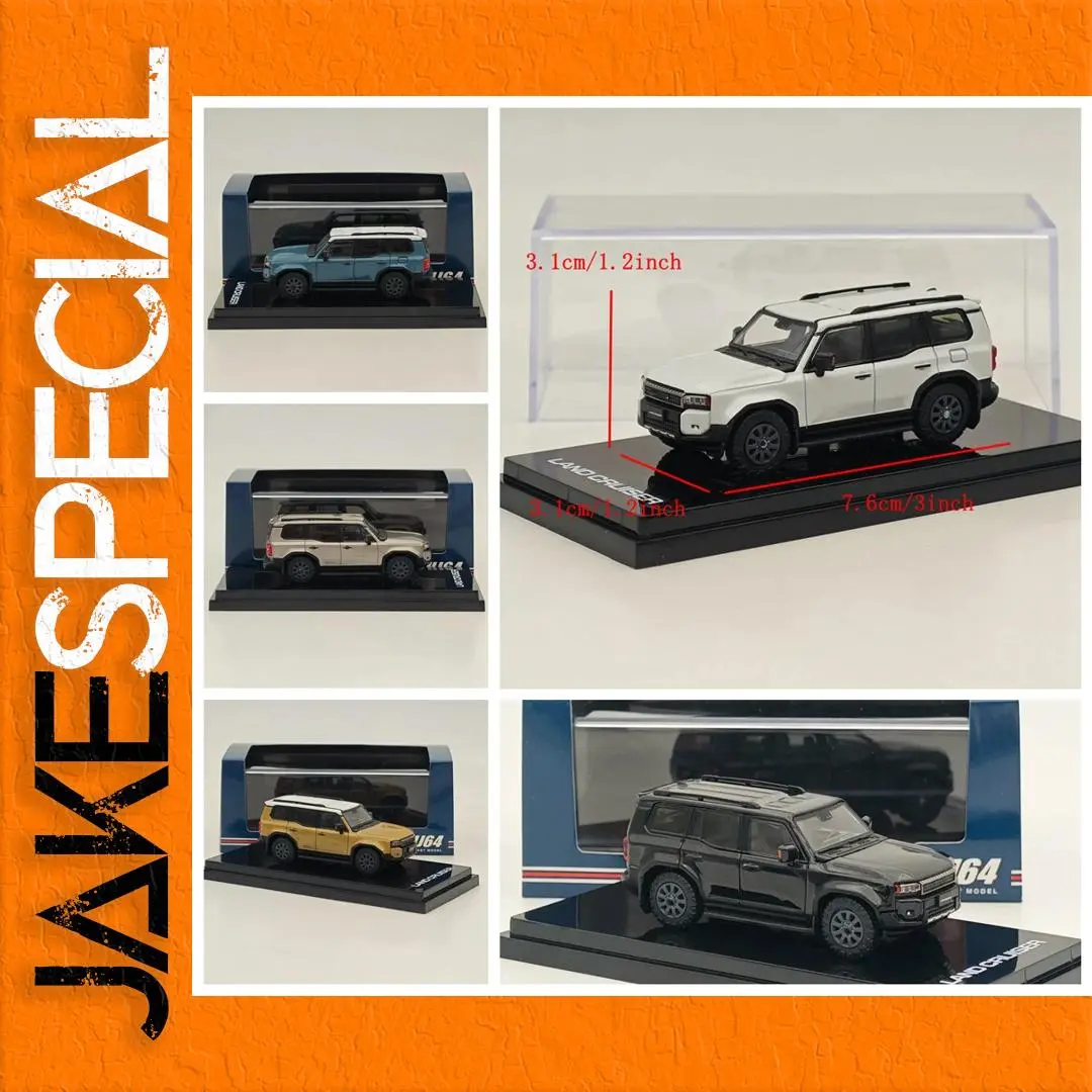 Diecast Land Cruiser 250 Model in White 1 Diecast Land Cruiser 250 Model in White