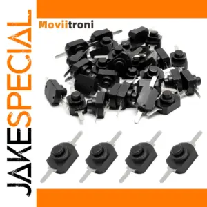 Mini Push Button Switch Set (20 pcs, 12x8mm)