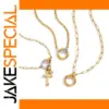 Stainless Steel Gold-Tone Necklace for Women