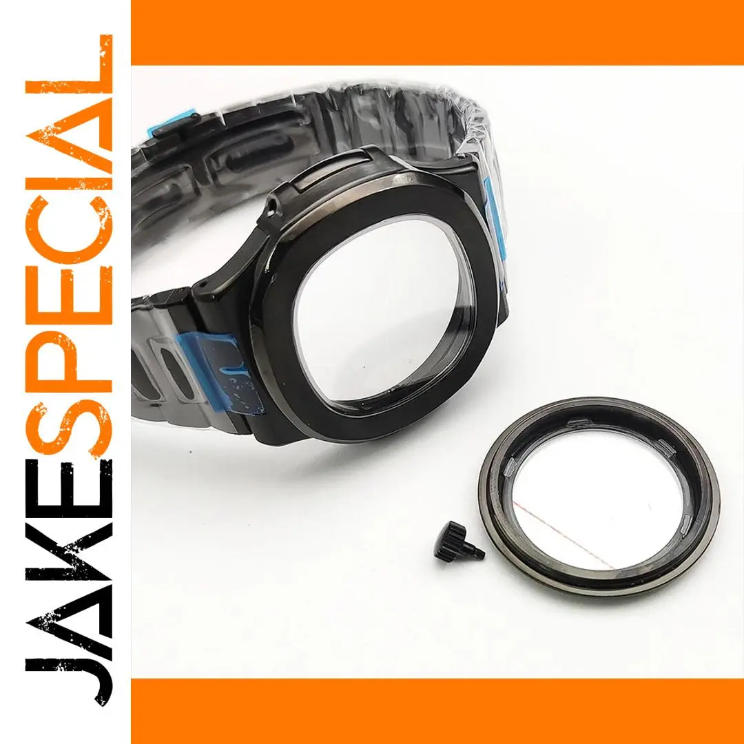 39mm Black Stainless Steel Watch Case for SKX Series 1 39mm Black Stainless Steel Watch Case for SKX Series