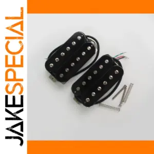 Black Humbucker Pickup Set for Electric Guitars