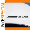BMW XDrive Logo Stickers Set for Models 18i-55i