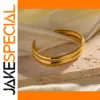 Women's Gold Layered Stainless Steel Bracelet
