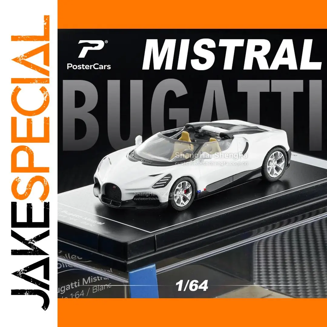 1:64 Scale Bugatti Mistral Diecast Model 1 1:64 Scale Bugatti Mistral Diecast Model