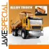 1:43 Scale Alloy Dump Truck Model in Yellow