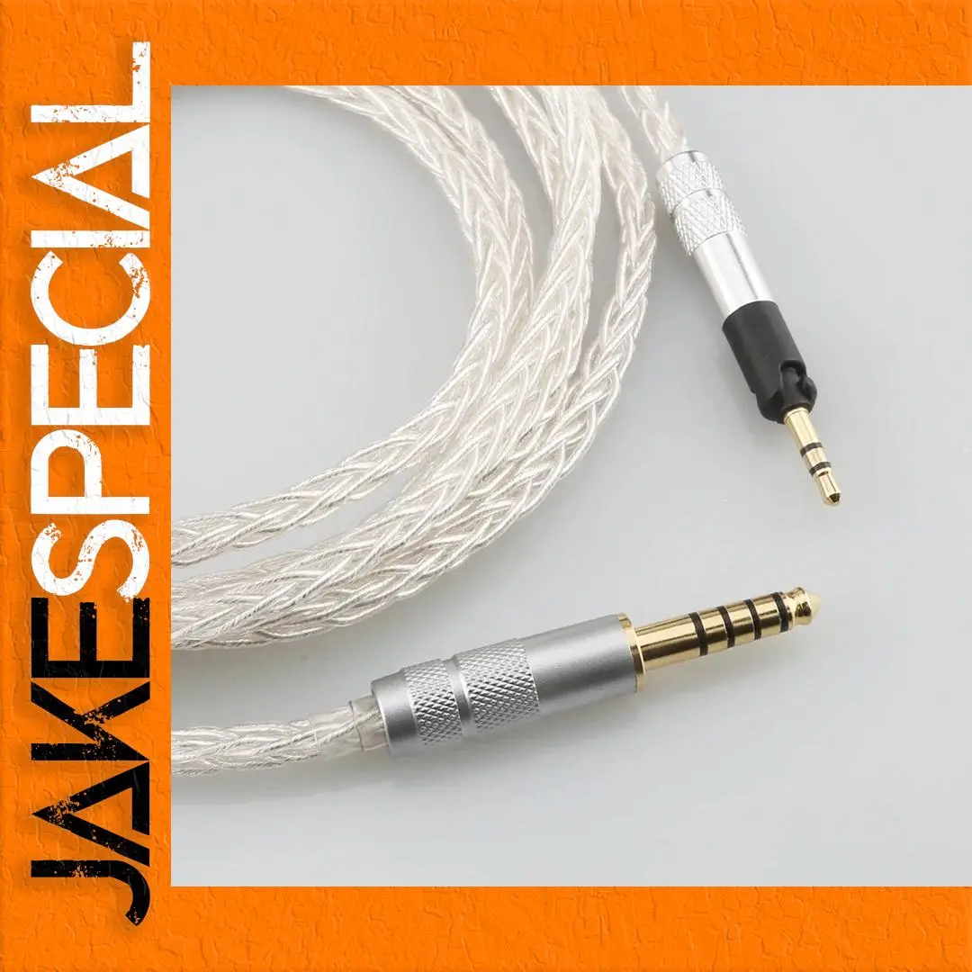 Premium Silver-Plated Audiophile Earphone Cable 1 Premium Silver-Plated Audiophile Earphone Cable