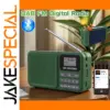 Green Portable DAB+ Radio with Bluetooth