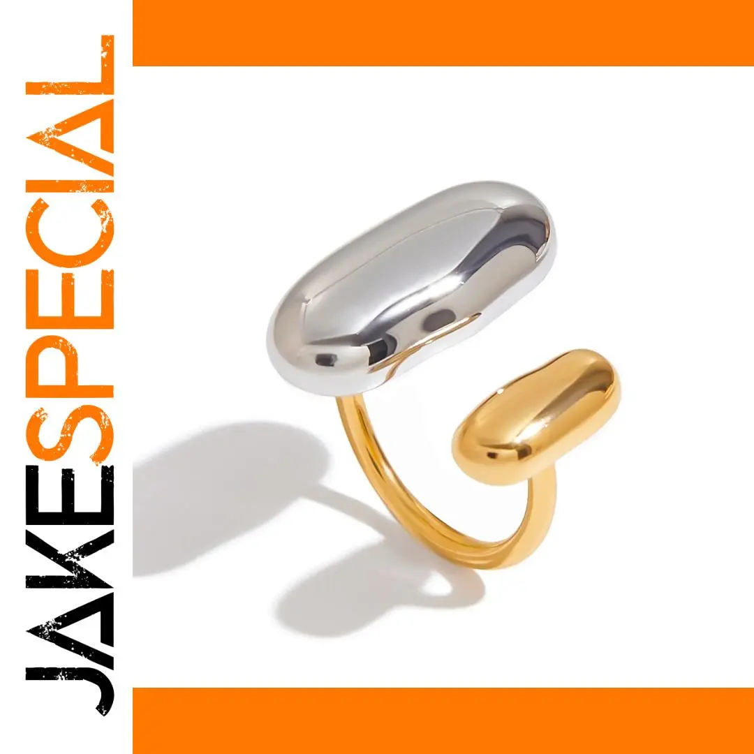 Unisex Stainless Steel Geometric Ring 1 Unisex Stainless Steel Geometric Ring