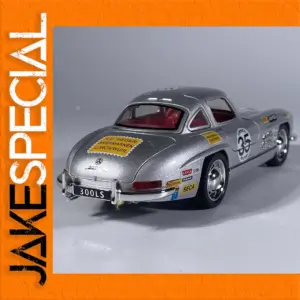Vintage Silver Mercedes-Benz 300SL Model